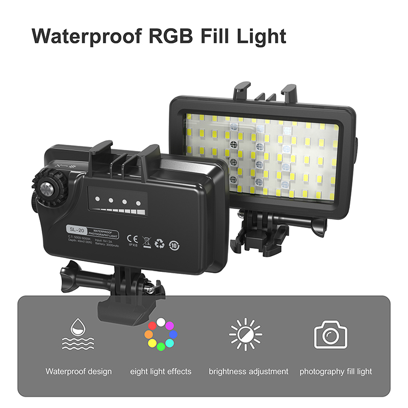 Photography Lighting Handheld - RGB/LED Fill Light for Underwater Photography