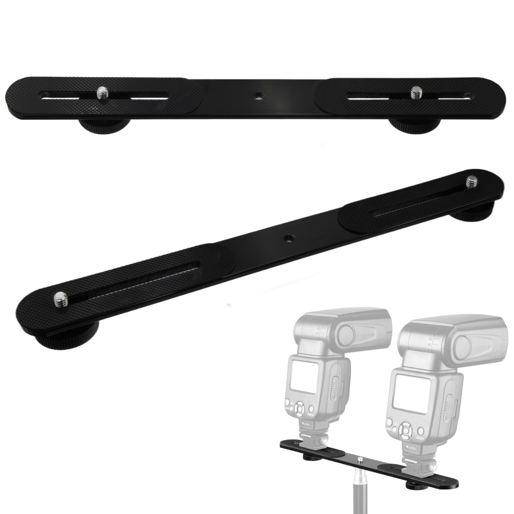 Dual Flash Bracket 1/4'' Screw - đánh giá và giá Photography Lighting Description