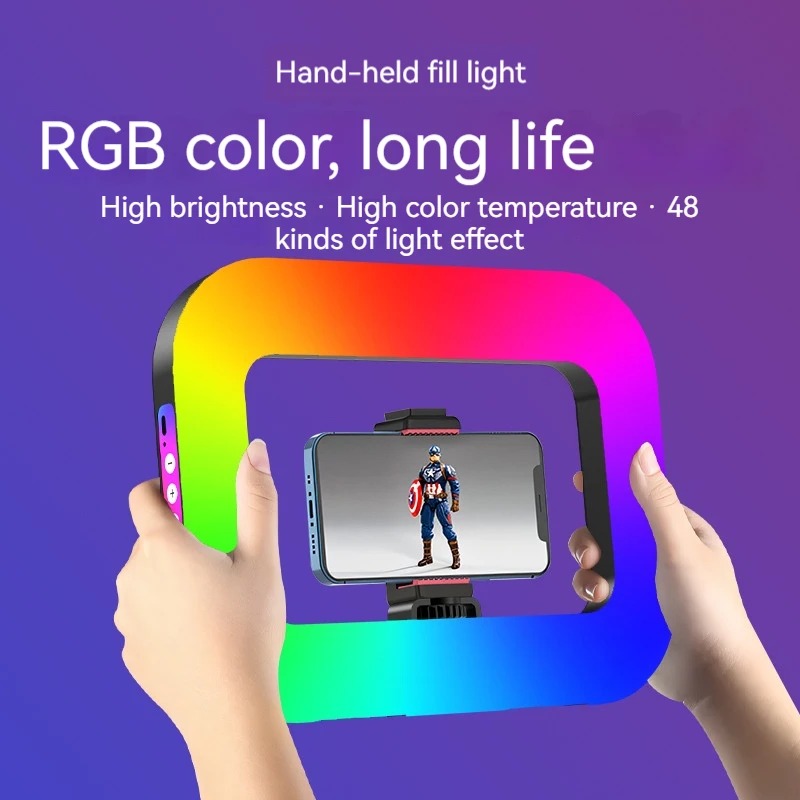 RGB Handheld Ring Fill Light P - đánh giá và giá Photography Lighting Handheld