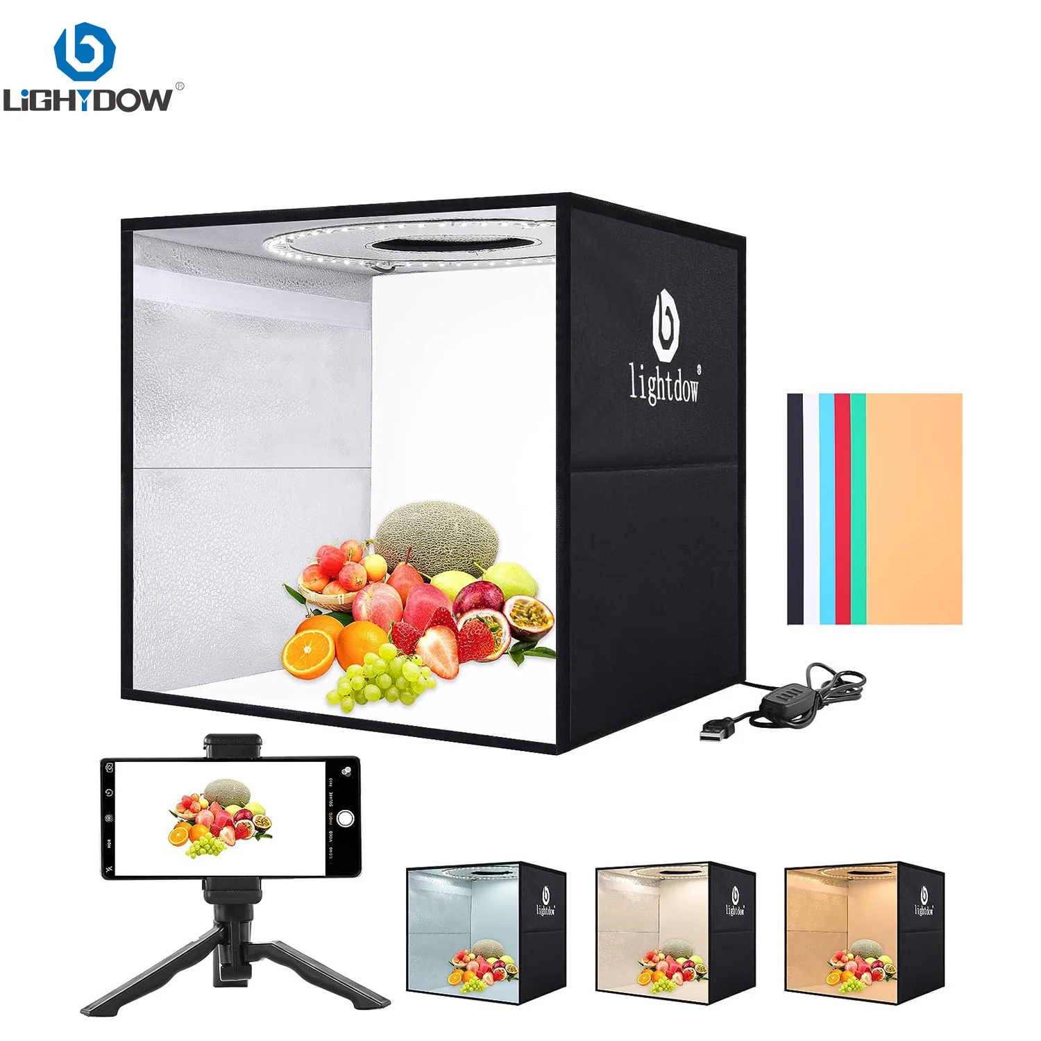Lightdow Photo Studio Light Bo - đánh giá và giá Photography Lighting Kit Portable