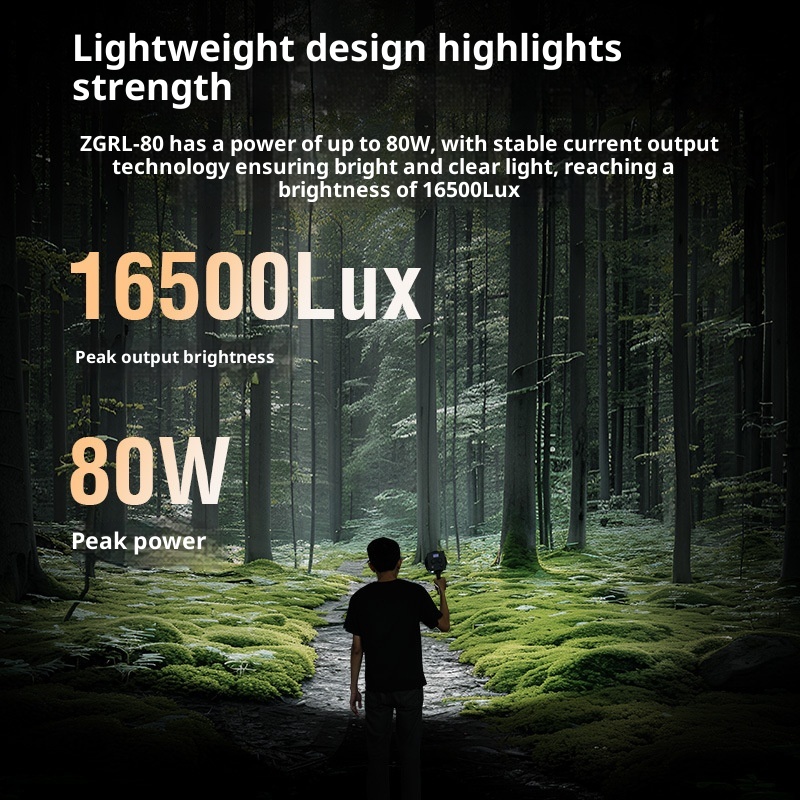 ZGRL80 80W COB LED Video Light - đánh giá và giá Photography Lighting Handheld