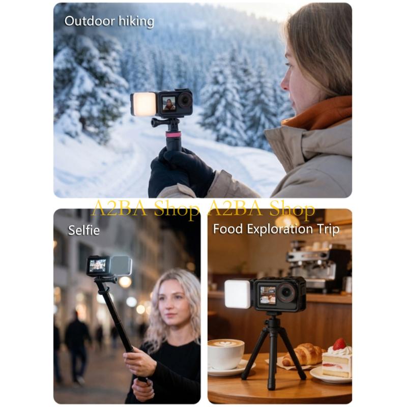 Đèn LED video động A2BA Loại C - đánh giá và giá Photography Lighting Description