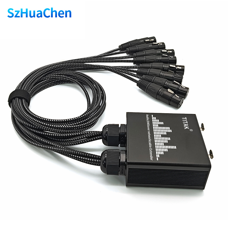 8 Channel XLR Snake Cable with - đánh giá và giá Photography Lighting Meter
